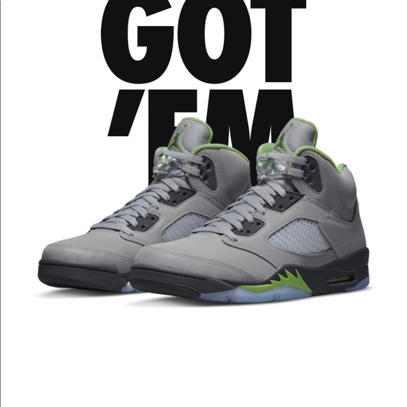 Air Jordan 5 Retro Green Bean Mens Size 10 Sneakers - Picture 10 of 10